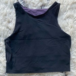 Athleta Conscious Lace Crop D -DD+ size small black